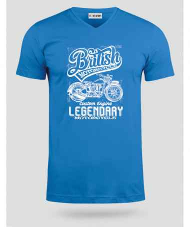 British motorcycle  T-shirt Scollo V