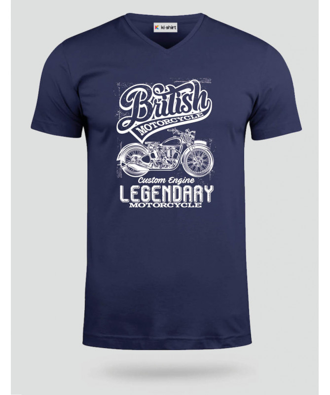 British motorcycle  T-shirt Scollo V