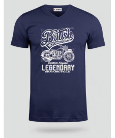 British motorcycle  T-shirt Scollo V