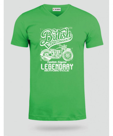 British motorcycle  T-shirt Scollo V