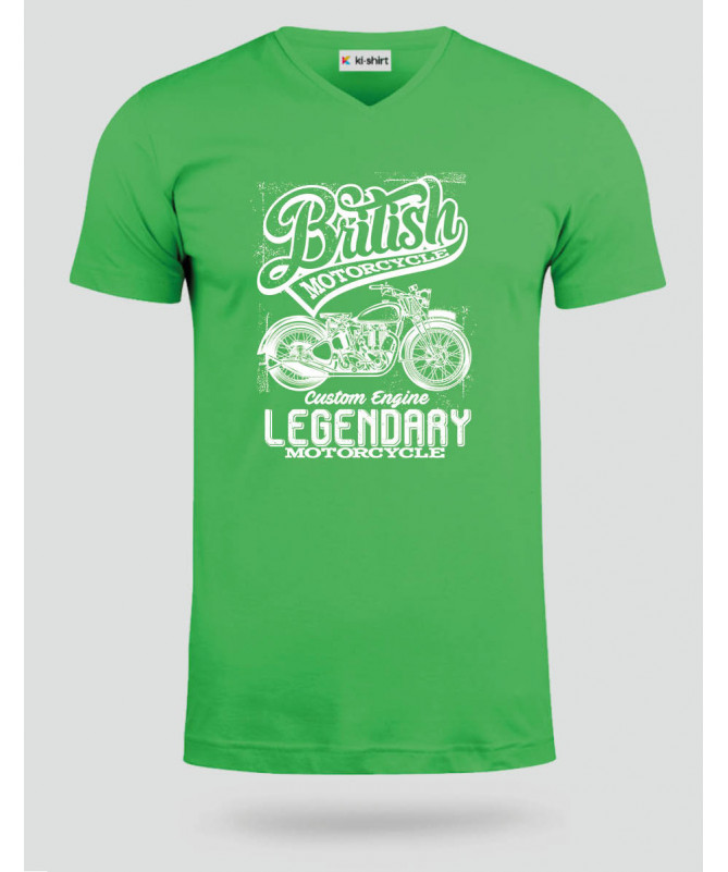 British motorcycle  T-shirt Scollo V