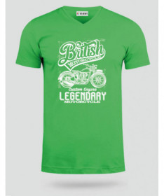 British motorcycle  T-shirt Scollo V