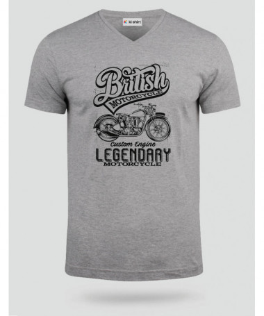 British motorcycle  T-shirt Scollo V