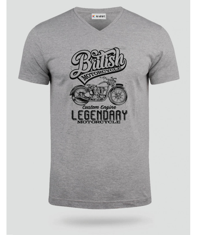 British motorcycle  T-shirt Scollo V