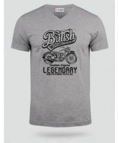 British motorcycle  T-shirt Scollo V