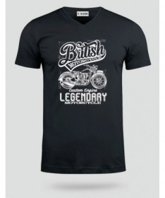 British motorcycle  T-shirt Scollo V