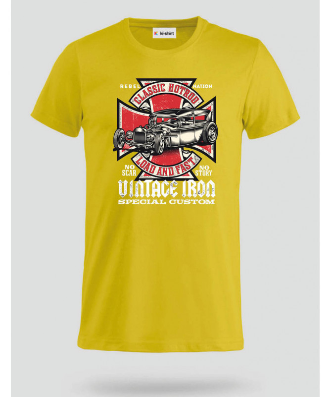 Vintage iron T-shirt Basic Uomo