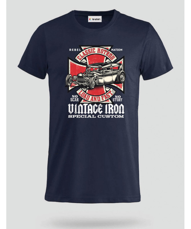 Vintage iron T-shirt Basic Uomo