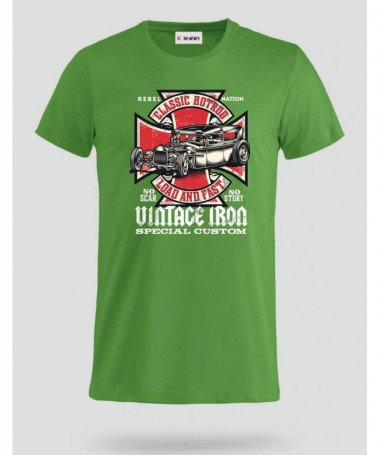 Vintage iron T-shirt Basic Uomo