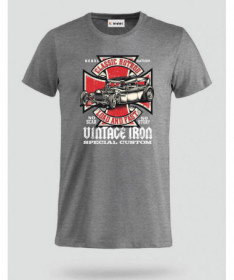 Vintage iron T-shirt Basic Uomo