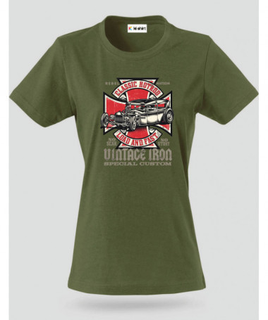 Vintage iron T-shirt Basic Donna