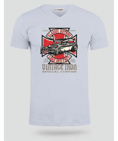 Vintage iron  T-shirt Scollo V