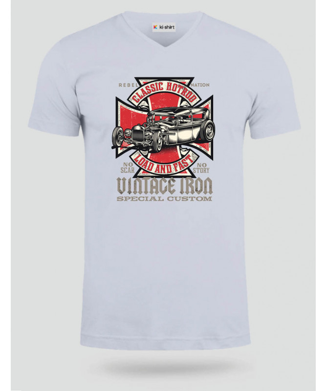 Vintage iron  T-shirt Scollo V