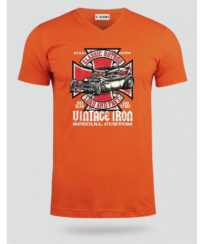 Vintage iron  T-shirt Scollo V