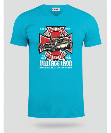 Vintage iron  T-shirt Scollo V