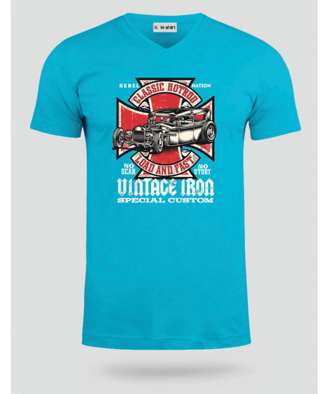 Vintage iron  T-shirt Scollo V