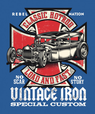 Vintage iron  T-shirt Scollo V