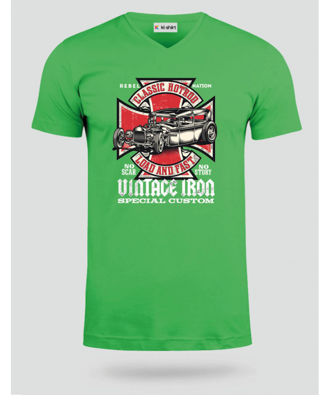 Vintage iron  T-shirt Scollo V