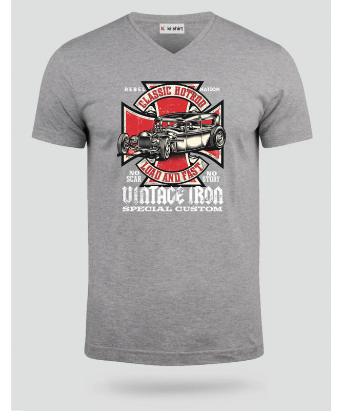 Vintage iron  T-shirt Scollo V