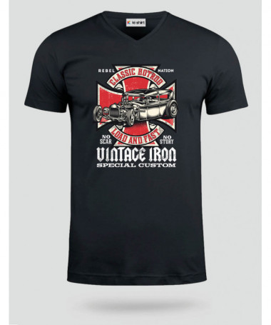 Vintage iron  T-shirt Scollo V