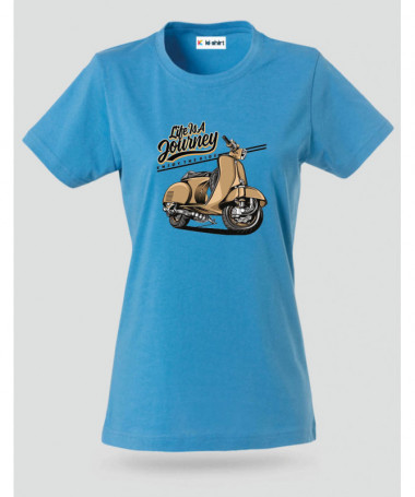 Life is a journey T-shirt Basic Donna