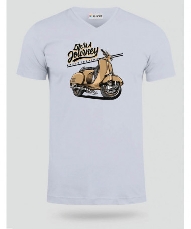 Life is a journey  T-shirt Scollo V