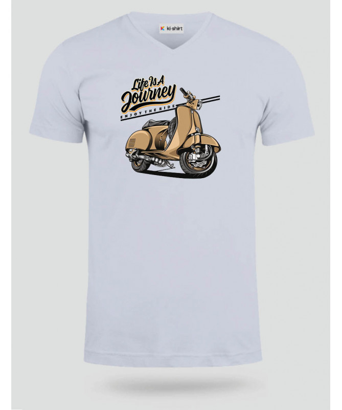 Life is a journey  T-shirt Scollo V