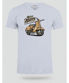 Life is a journey  T-shirt Scollo V