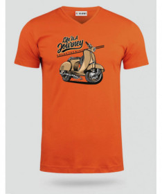 Life is a journey  T-shirt Scollo V