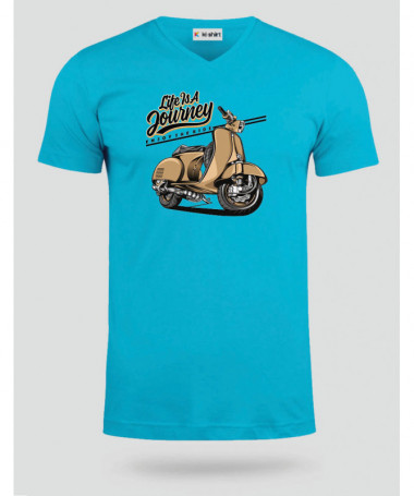 Life is a journey  T-shirt Scollo V