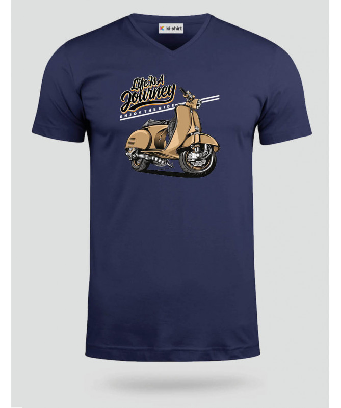Life is a journey  T-shirt Scollo V