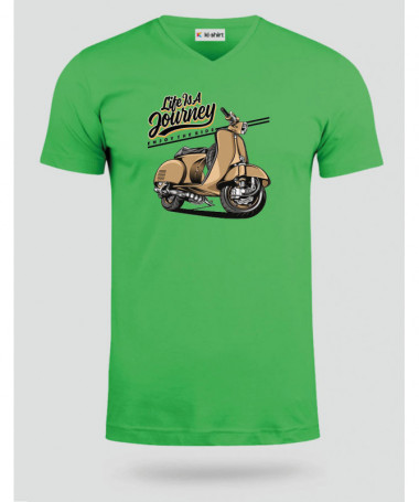 Life is a journey  T-shirt Scollo V