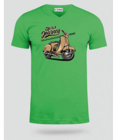 Life is a journey  T-shirt Scollo V