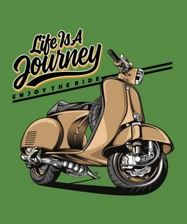 Life is a journey  T-shirt Scollo V