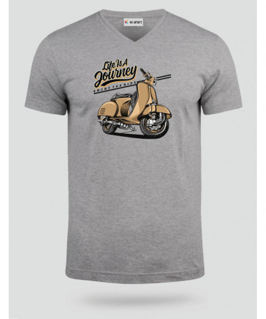 Life is a journey  T-shirt Scollo V