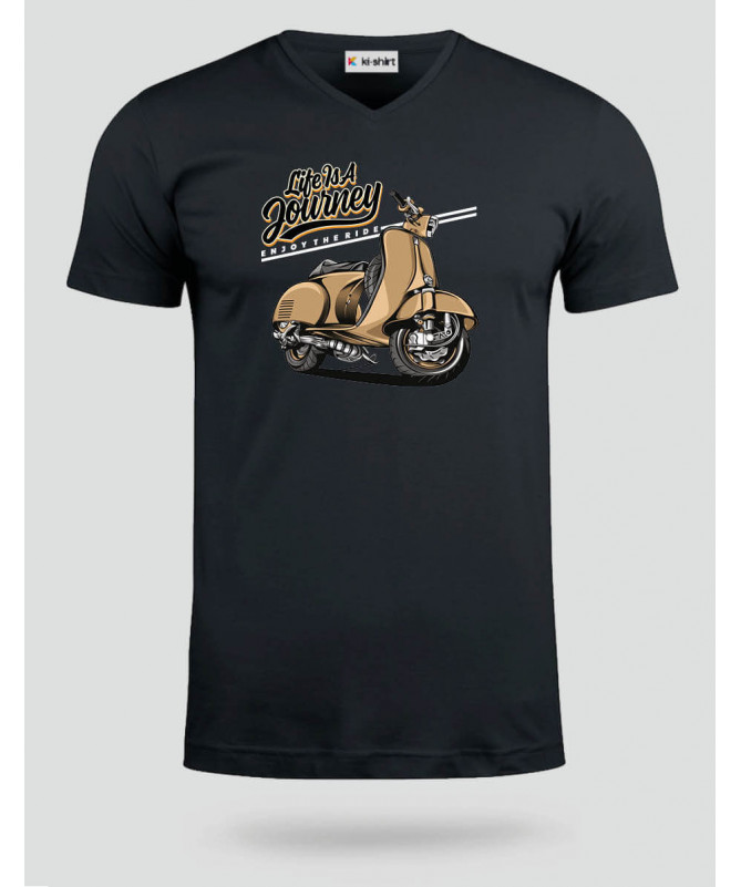 Life is a journey  T-shirt Scollo V