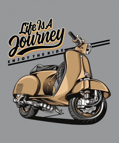 Life is a journey Felpa Premium con cappuccio Donna