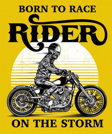 Ride on the storm T-shirt Basic Uomo