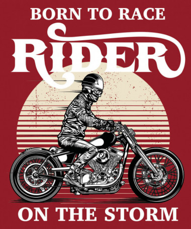 Ride on the storm T-shirt Basic Uomo