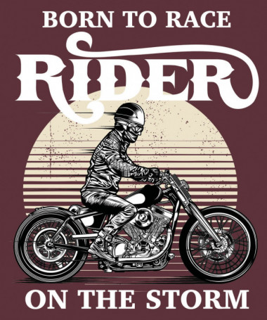 Ride on the storm T-shirt Basic Uomo