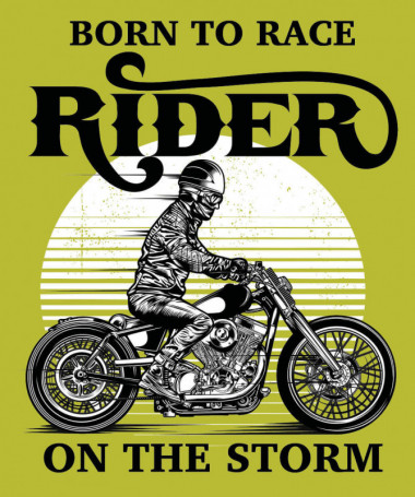 Ride on the storm T-shirt Basic Uomo
