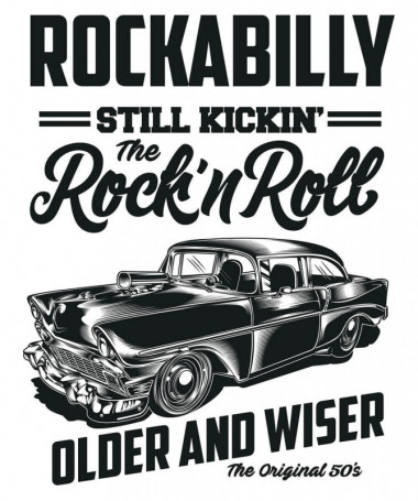 Rockabilly  T-shirt Scollo V