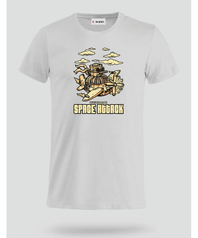 Space attack T-shirt Basic Uomo