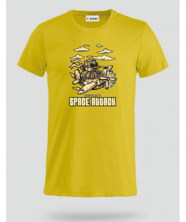 Space attack T-shirt Basic Uomo