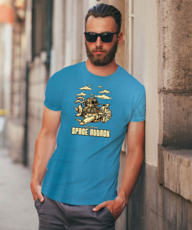 Space attack T-shirt Basic Uomo