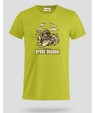 Space attack T-shirt Basic Uomo