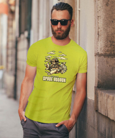 Space attack T-shirt Basic Uomo