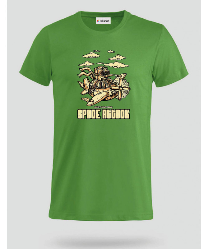 Space attack T-shirt Basic Uomo