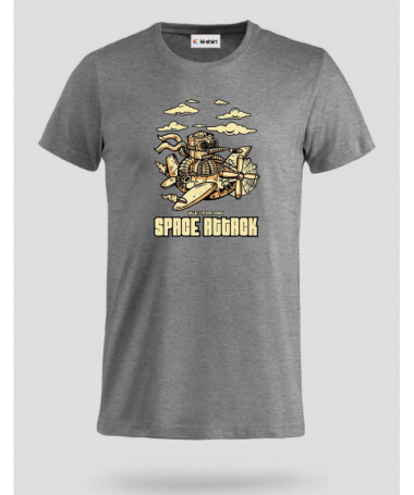 Space attack T-shirt Basic Uomo