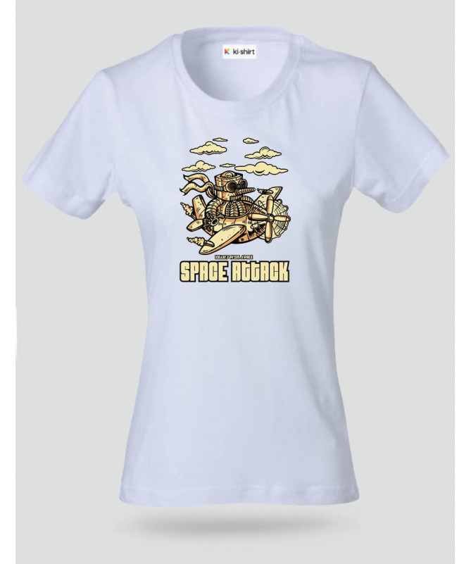 Space attack T-shirt Basic Donna
